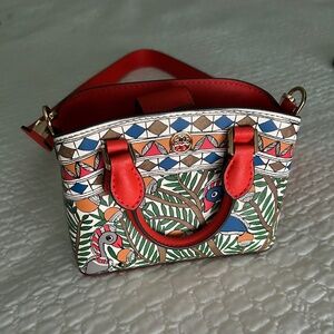 Tory Burch Robinson Printed Top Handle-Mini Bag